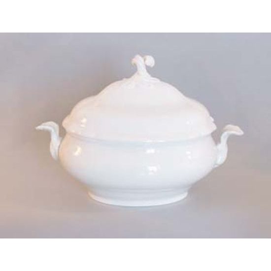 Vegetable (soup) bowl 3,00 l, White, Cesky porcelan a.s.