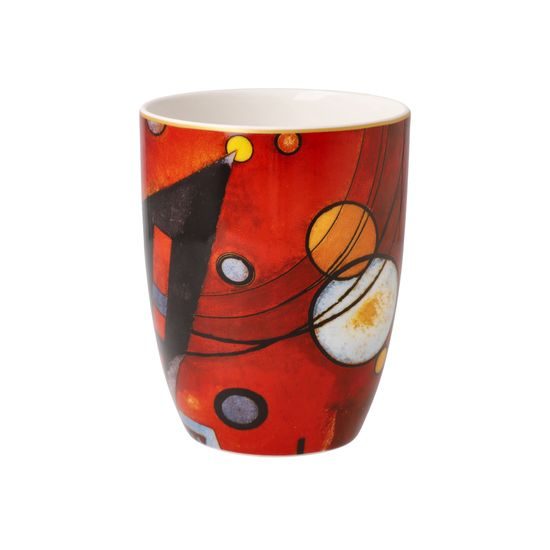 Mug Heavy Red 400ml, Fine Bone China, W. Kandinsky, Goebel
