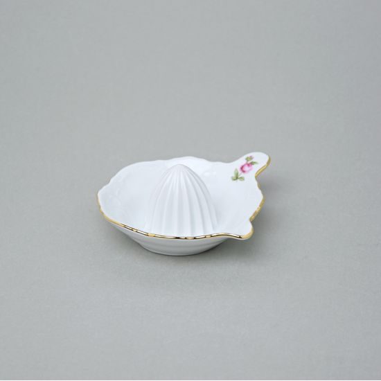 Lemon squeezer, Thun 1794 Carlsbad porcelain, BERNADOTTE Meissen Rose