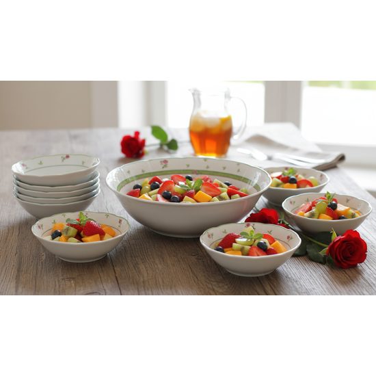 Compot set for 6 persons, Thun 1794 Carlsbad porcelain, MENUET 80289