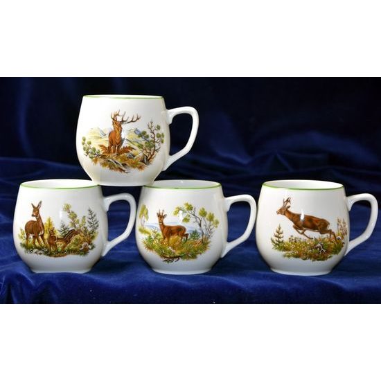 Mug Banak, 4 pcs., Hunting, Cesky porcelan a.s.