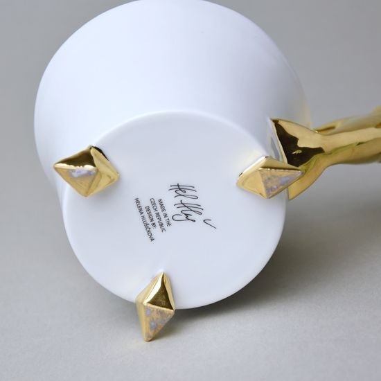 Hrnek ZOO Kolibřík 260 ml, GOLD, 11,2 cm, porcelán Goldfinger