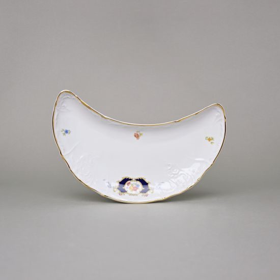 Dish fro bones 22 cm, Thun 1794 Carlsbad porcelain, BERNADOTTE arms