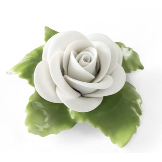 Růžička na stůl - bílá 7 x 7,5 x 3,5 cm, Porcelánové figurky Unterweissbacher
