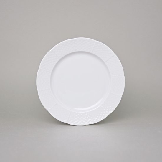 Plate dessert 19 cm, Thun 1794 Carlsbad porcelain, Natalie white