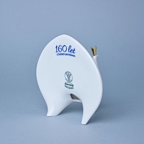 Peacock 13 cm, Annual edition - 160 years of Český porcelán, Original Blue Onion Pattern