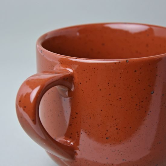 Hrnek 380 ml LIFESTYLE, Volcano - cihlová, G. Benedikt 1882