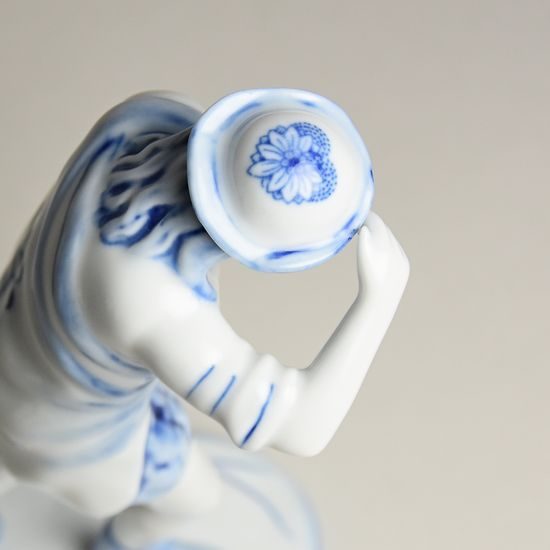 Wayfarer, Blue Onion, Porcelain Figures Duchcov