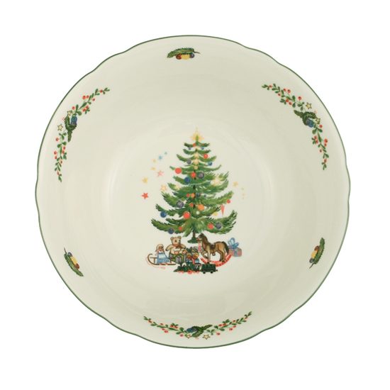 Bowl 23 cm, Marie-Luise 43607 Christmas, Seltmann Porcelain