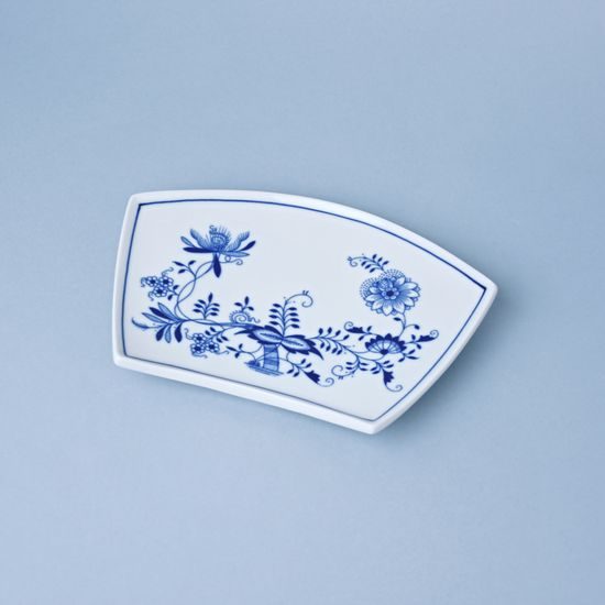 Bowl Fan / flat 19,5 x 13 cm, Original Blue Onion Pattern
