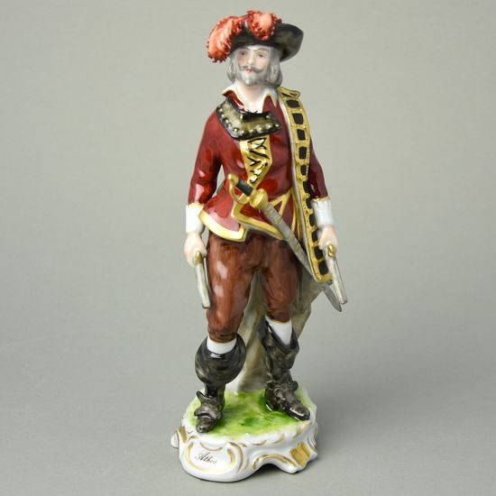 Three Musketeer - Athos 20 cm, Porcelain Figures Unterweissbacher