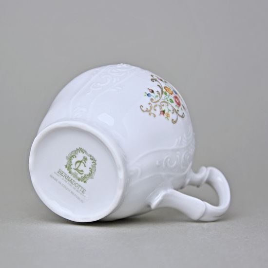 Creamer 180 ml, Thun 1794 Carlsbad porcelain, BERNADOTTE flowers with gold