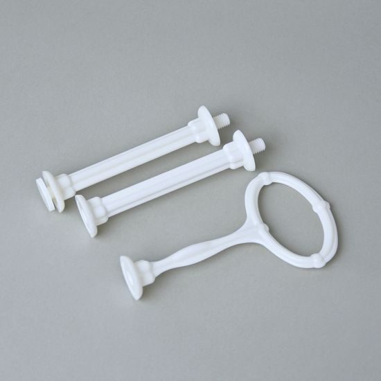 Klíč (tyčka) k etažeru bílý plastový, Thun 1794, karlovarský porcelán