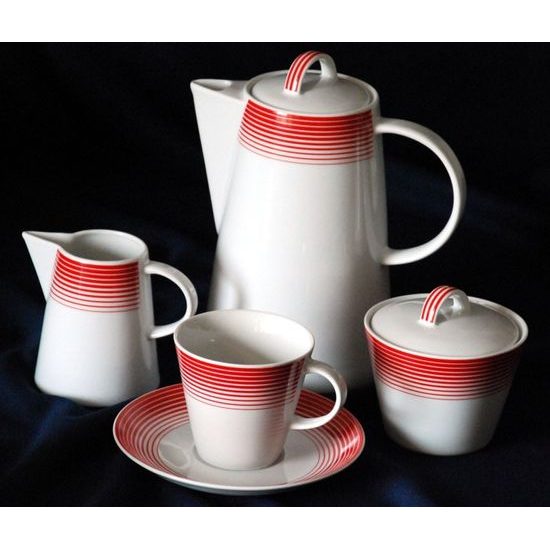 Coffee set for 6 persons, Thun 1794 Carlsbad porcelain, TOM 29954a