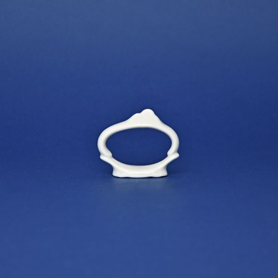 Napkin ring, Thun 1794, Carlsbad porcelain, BERNADOTTE ivory