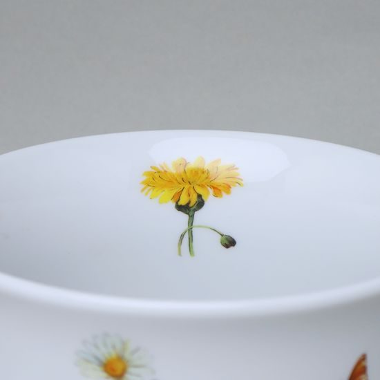 Květináč bez uch, bez nožky pr.15,5; v.13 cm, květinová louka, Český porcelán a.s.