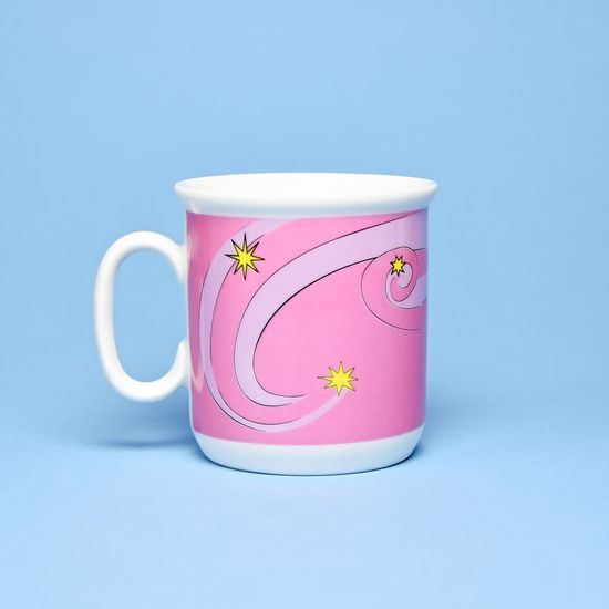 Mug 0,22 l Vecernicek pink, Thun 1794 Carlsbad porcelain
