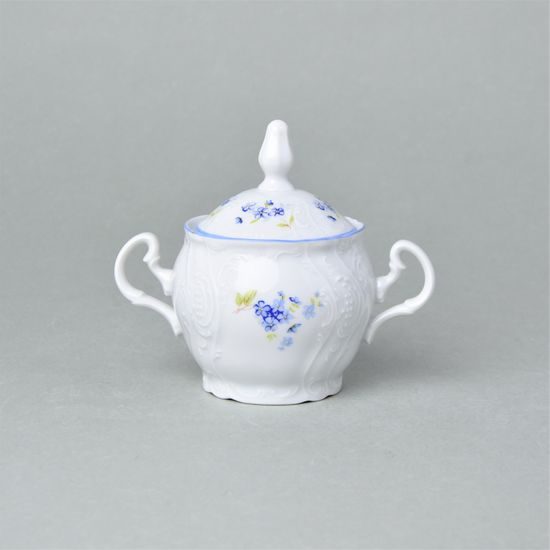 Sugar bowl 0,22 l, Thun 1794, karlovarský porcelán, BERNADOTTE forget-me-not