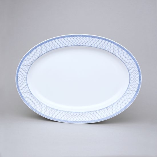 Dish oval flat 32 cm, Thun 1794, karlovarský porcelán, OPÁL 80144
