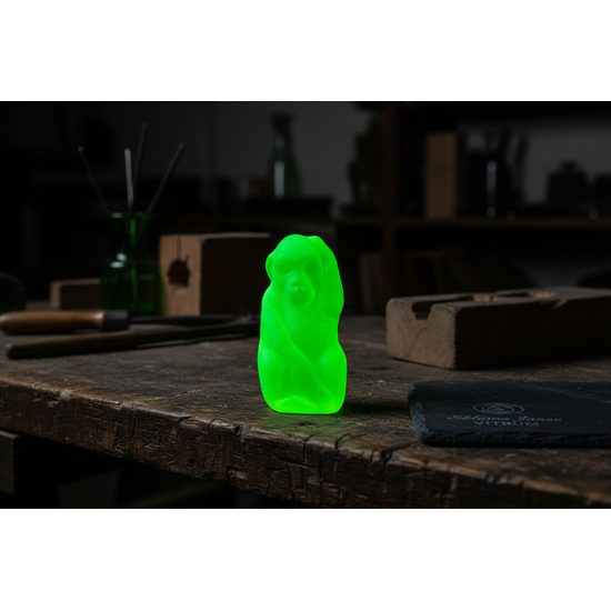 Monkey (uranium glass), Glassworks Janov