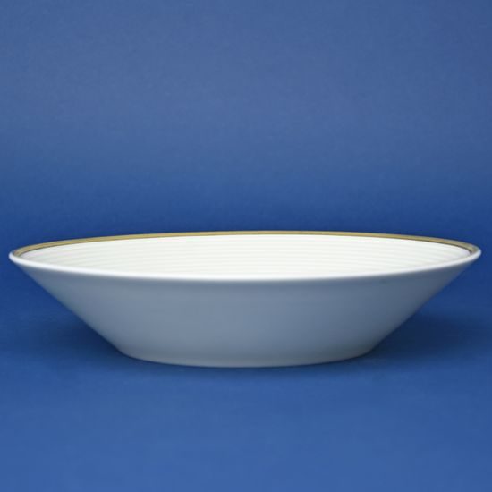 Lea ivory gold: Plate deep 22 cm, Thun karlovarský porcelán