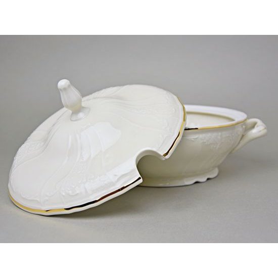 Mísa polévková 1,5 l (zeleninová), Thun 1794, karlovarský porcelán, BERNADOTTE ivory + zlato