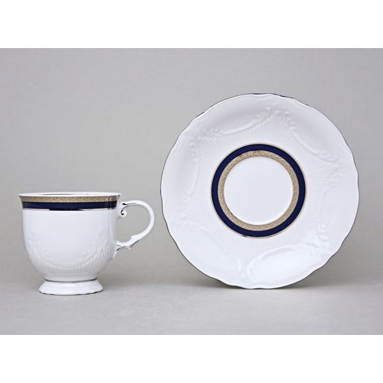 Vicomte 92018: Cup high 210 ml + saucer 161 mm, Thun 1794 Carlsbad porcelain