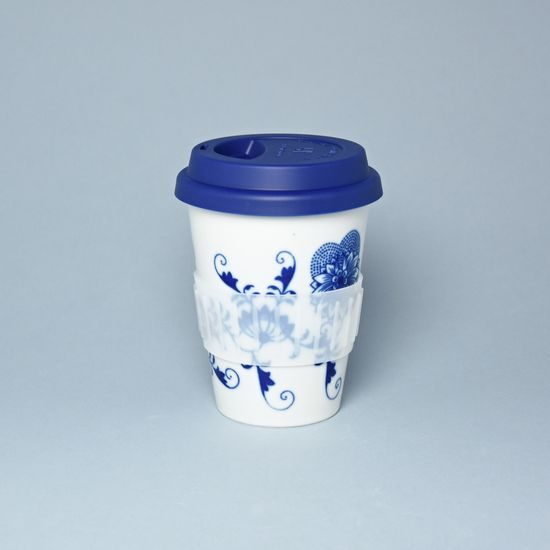 Cup Coffee To Go 310 ml, Original Blue Onion pattern, QII