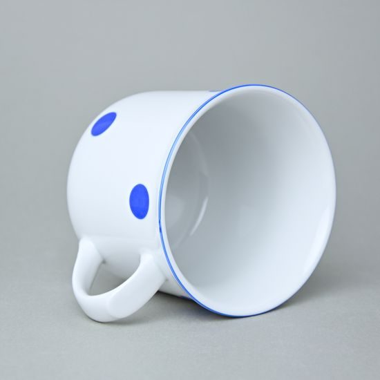 Mug Warmer 0,65 l, blue dots + blue line, Český porcelán a.s.