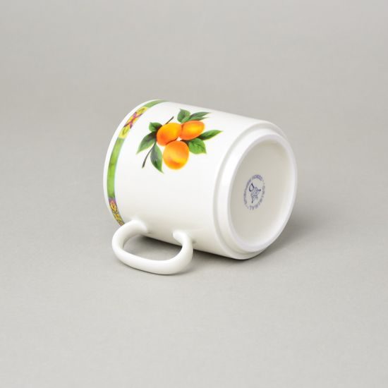 Hrnek Lucas 0,27 l, ovoce + ivory, Český porcelán a.s.