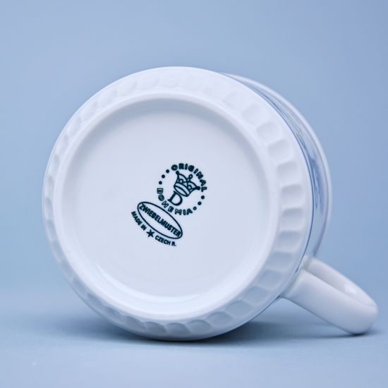 Mug Leo 300 ml with inscription on request, Original Blue Onion Pattern