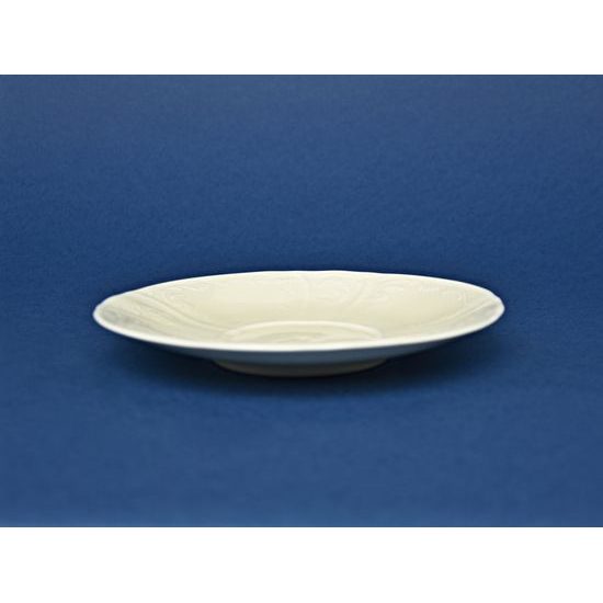 Saucer 17,5 cm, Thun 1794, karlovarský porcelán, BERNADOTTE ivory