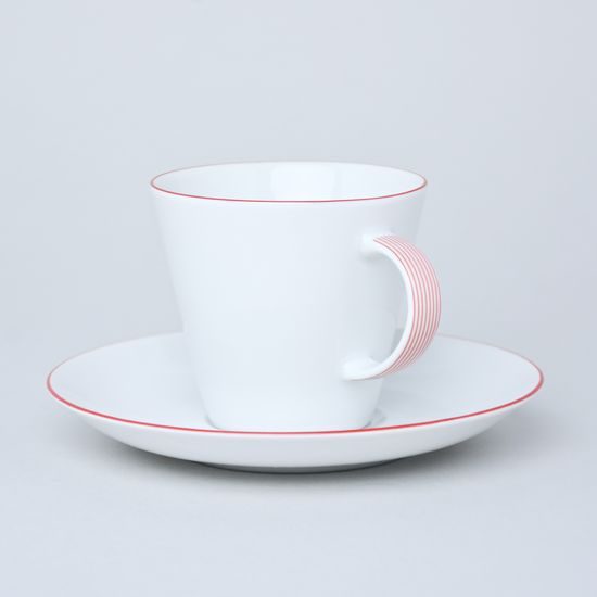 Cup 150 ml (coffee) plus saucer 150 mm, Thun 1794 Carlsbad porcelain, TOM 29965