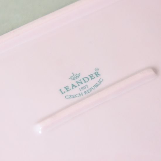 Butter dish for 250 g butter, Leander, decor 158, rose china