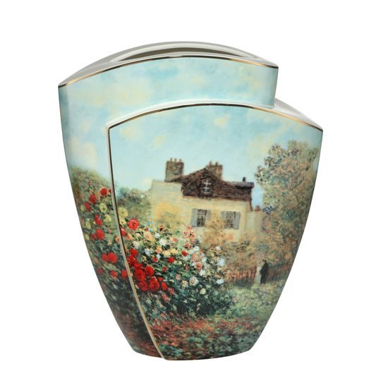 Váza Monetův dům, 36 / 21 / 43 cm, porcelán, C. Monet, Goebel