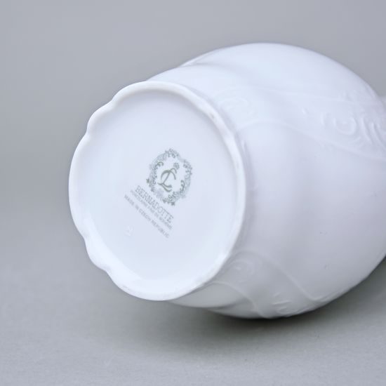 Váza 19 cm, Thun 1794, karlovarský porcelán, BERNADOTTE mráz, platinová linka