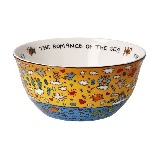 Bowl Romance of the Sea 15 / 15 / 7 cm, fine bone china, J. Rizzi, Goebel