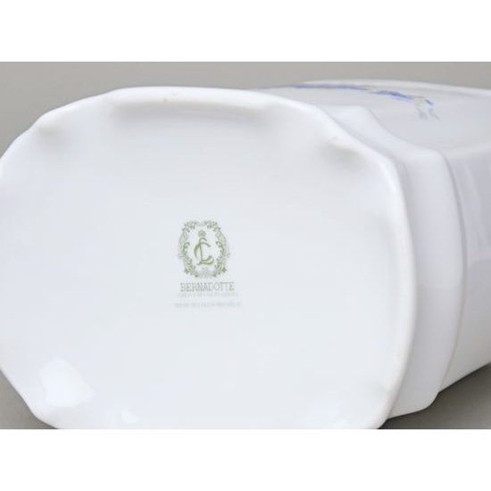 Víčko k dóze na poživatiny 1 l, Thun 1794, karlovarský porcelán, BERNADOTTE pomněnka