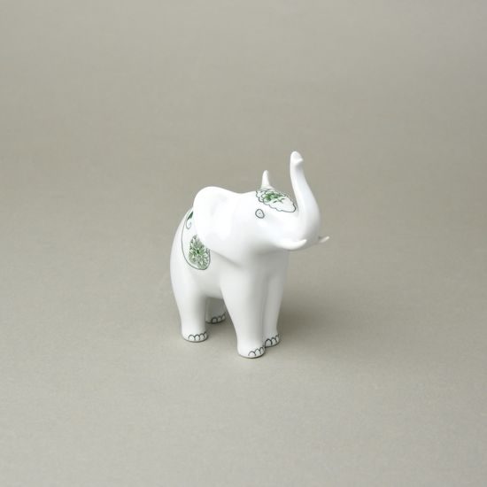 Elephant 12 cm, Original green onion pattern