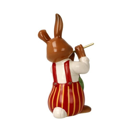 Figurka králíčka s flétnou 4 / 4 / 8 cm, kamenina, Goebel