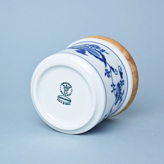 Jar A - small 8 x 9,7 cm, Original Blue Onion Pattern