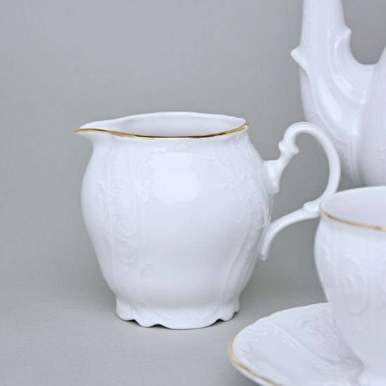 Kávová souprava pro 6 osob, Thun 1794, karlovarský porcelán, BERNADOTTE zlatá linka