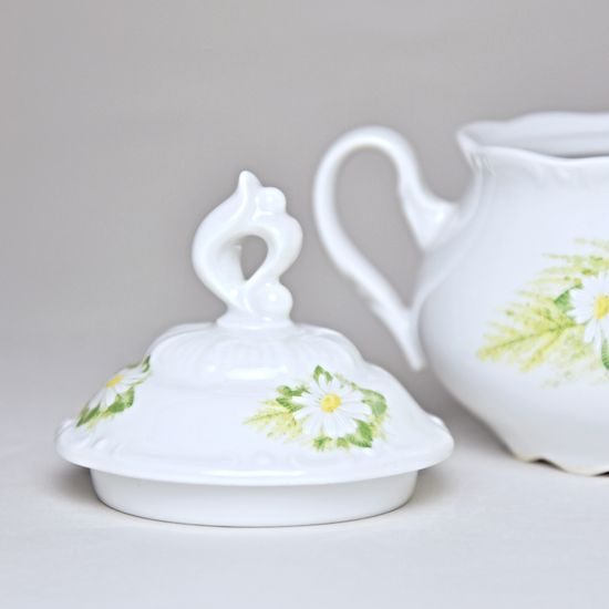 Sugar bowl 250 ml, Thun 1794, karlovarský porcelán, CONSTANCE daisy