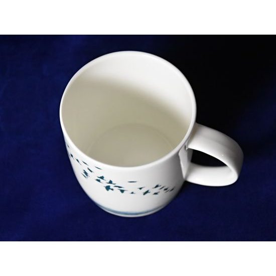 Hejno ptáků na obloze: Hrnek Sophie 300 ml, Anglický kostní porcelán Roy Kirkham