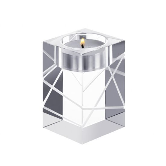 Candle Kubism Preciosa, middle 50 x 50 x 50 mm, PRECIOSA crystal