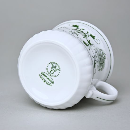 Mug 260 ml, Green Onion Pattern, Cesky porcelan a.s.