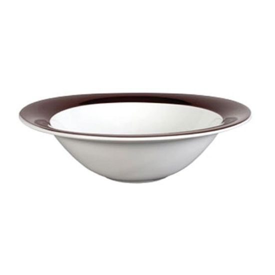 Bowl 24 cm, Trio 23602 Dark Chocolate, Seltmann Porcelain