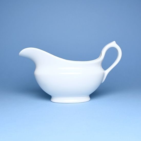 Sauceboat with handle 0,30 l, White Porcelain, Cesky porcelan a.s.