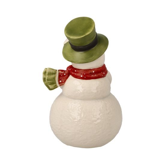 Snowman figurine Favorite Place 8 / 7 / 12.5 cm, stoneware, Goebel