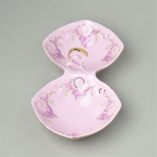 Basket Jarmila I. 280 mm, decor 552, Rose china Chodov